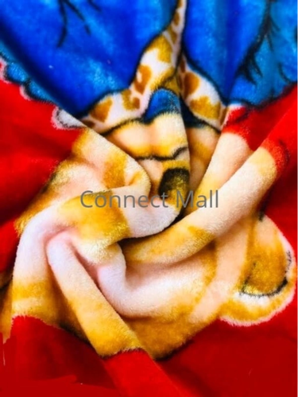 Multicolour  Medium Size Animal Baby Velvet Blanket  Perfect  for below 3yrs  Mild Winter as well as Spring  - Red, Hooded Baby Blanket